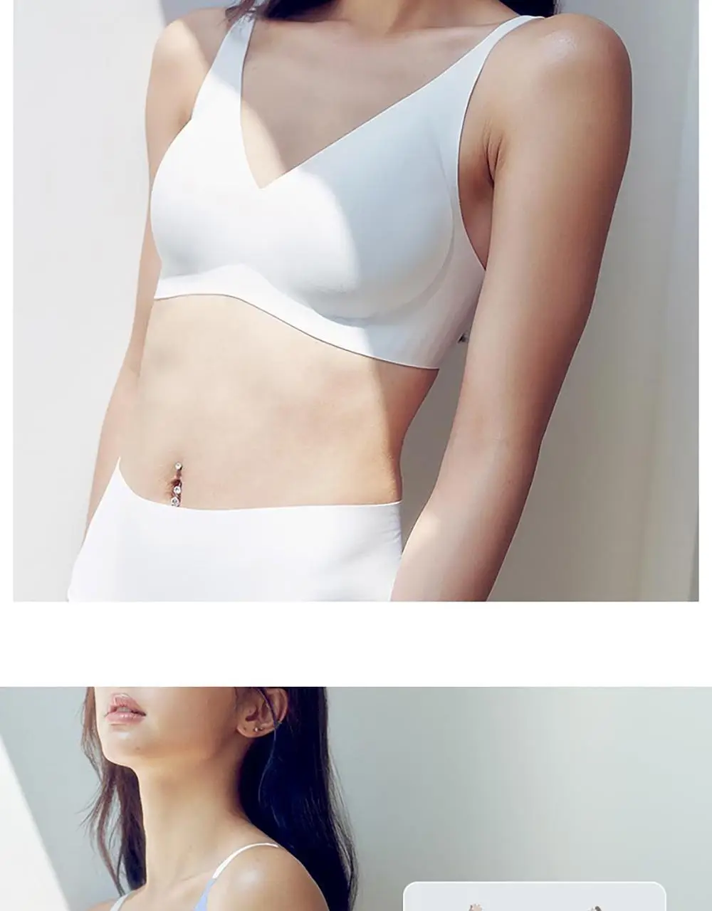 [컴포트랩] 듀얼 쿨 볼륨 V컷 브라렛 4colors / 4Size 상세페이지 16